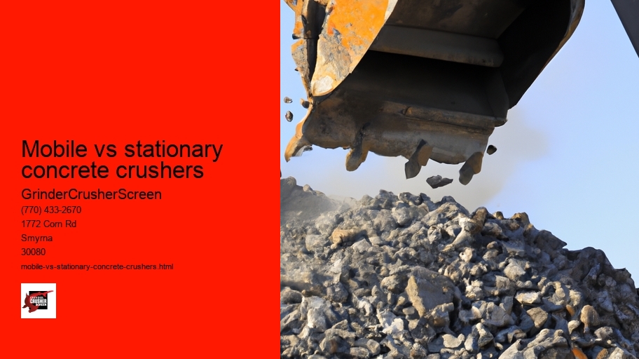 Mobile vs stationary concrete crushers