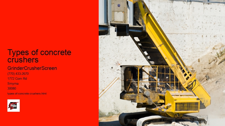 Types of concrete crushers